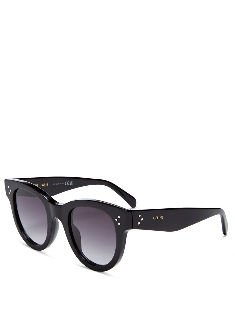 Celine Bold 3 Dots Black Frames Sunglasses Gradient Lenses 48mm